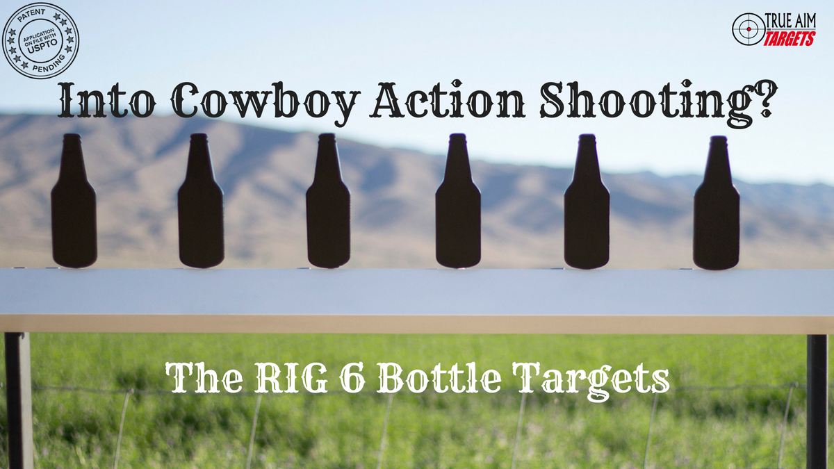 True Aim Targets RIG 6 Bottle Targets 